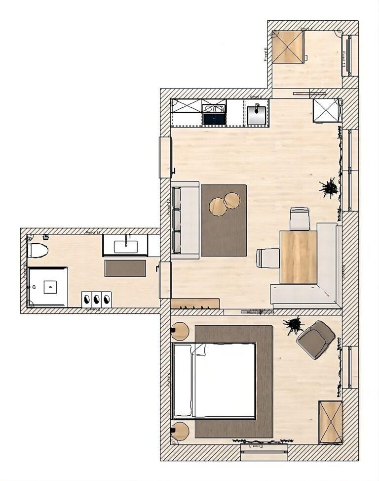 appartement punbrugge grundriss